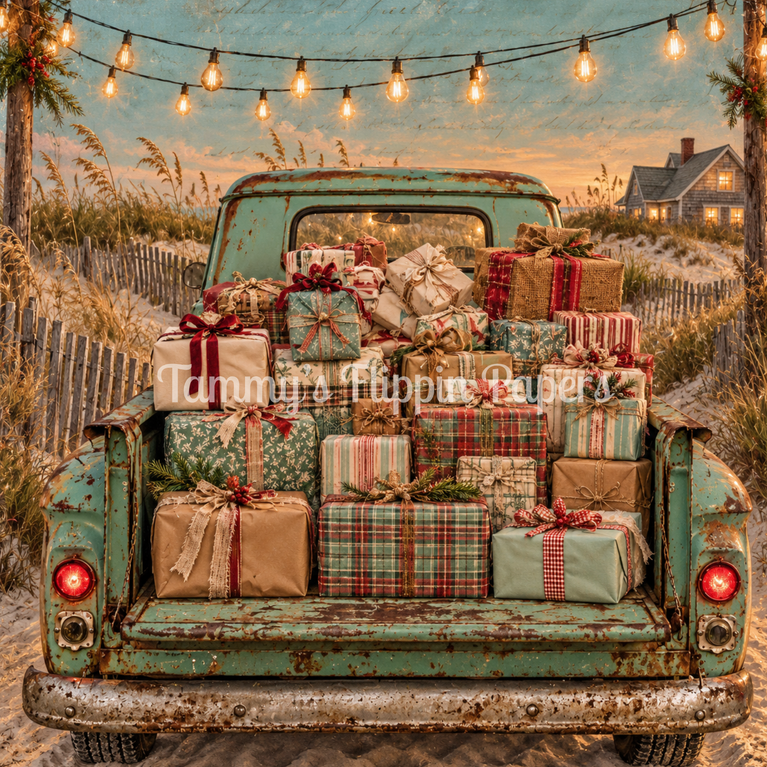 Coastal Christmas Haul Decoupage Paper - Flippin Furniture