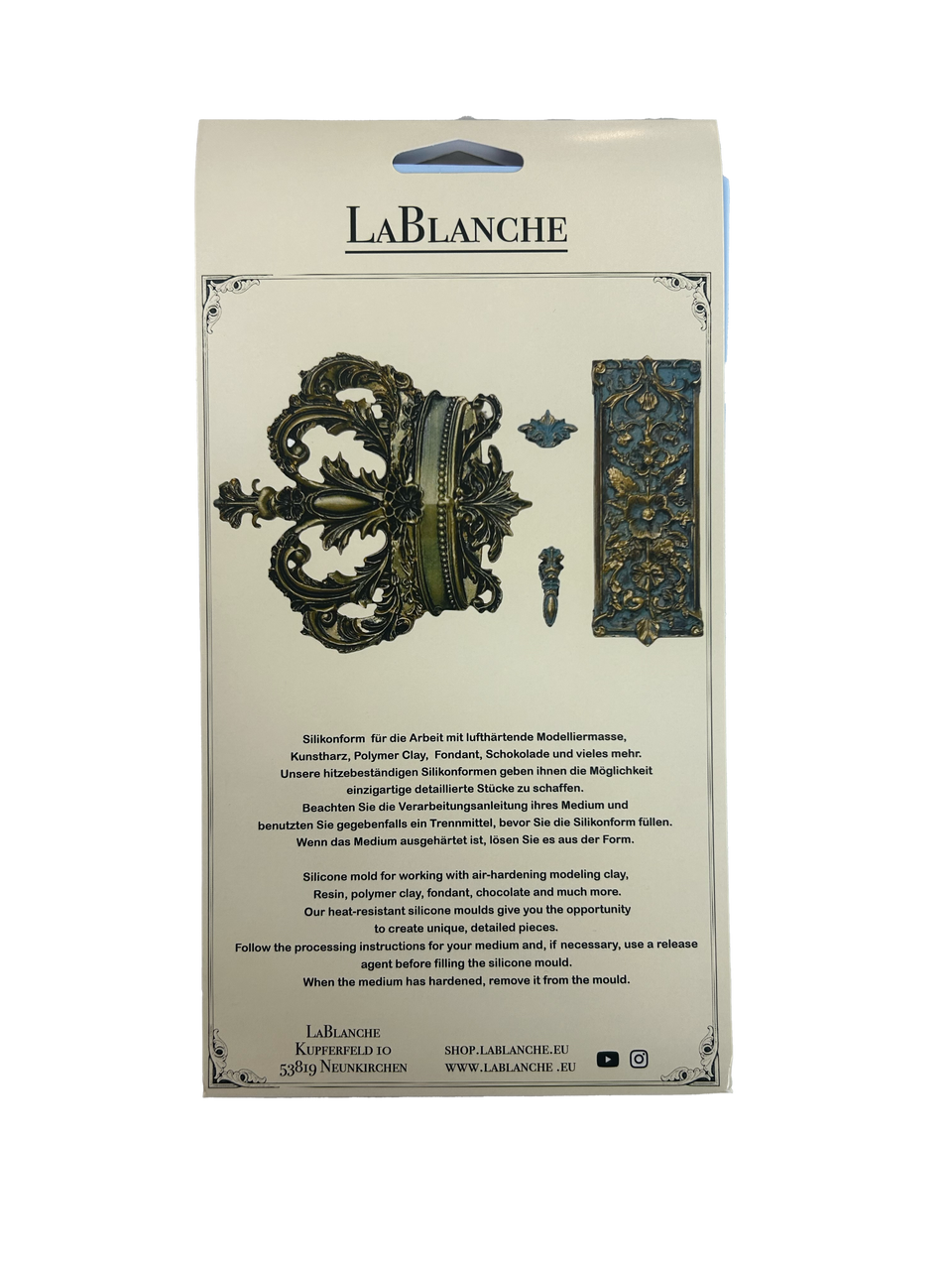Crown Silicone Mould, Ltd Edition - LaBlanche