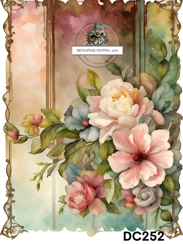 Spring Forward Rice Paper - (DC252) Decoupage Central