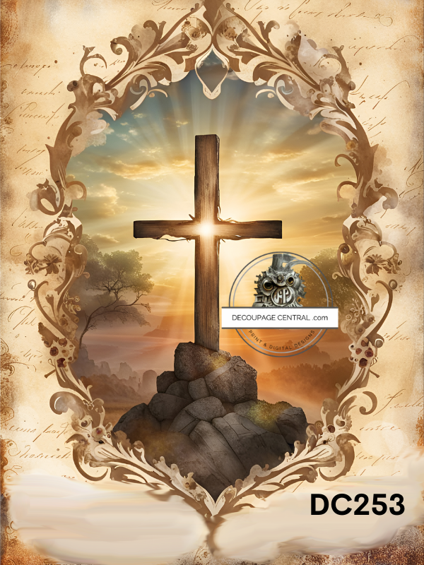 Hope in the Morning Rice Paper (DC253) - Decoupage Central