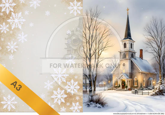 The Chapel Coordinated Collection Decoupage Paper - Decoupage Central