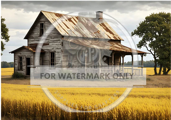 Prairie Home Rice Paper (DC698) - Decoupage Central