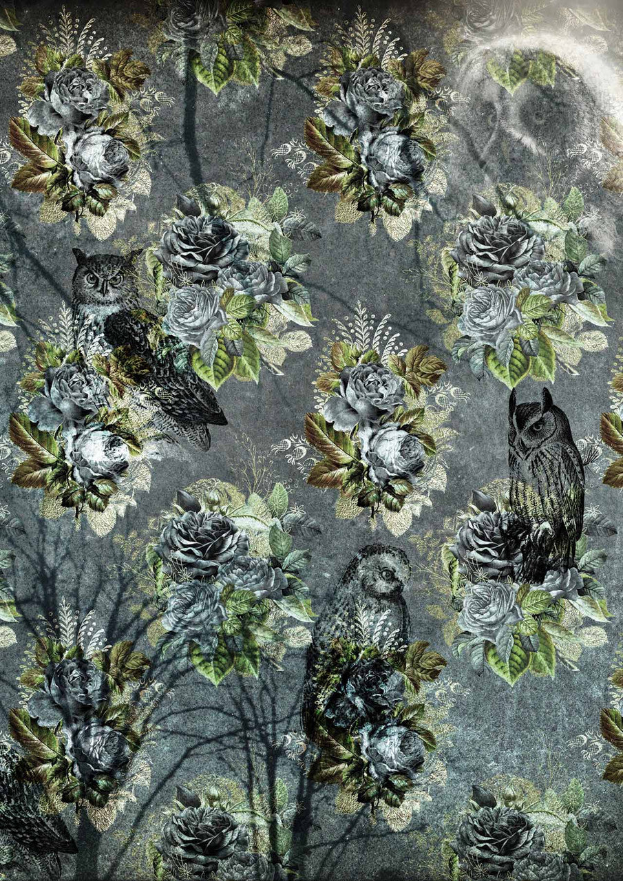The Owls Rice Paper - Decoupage Queen (Retired)