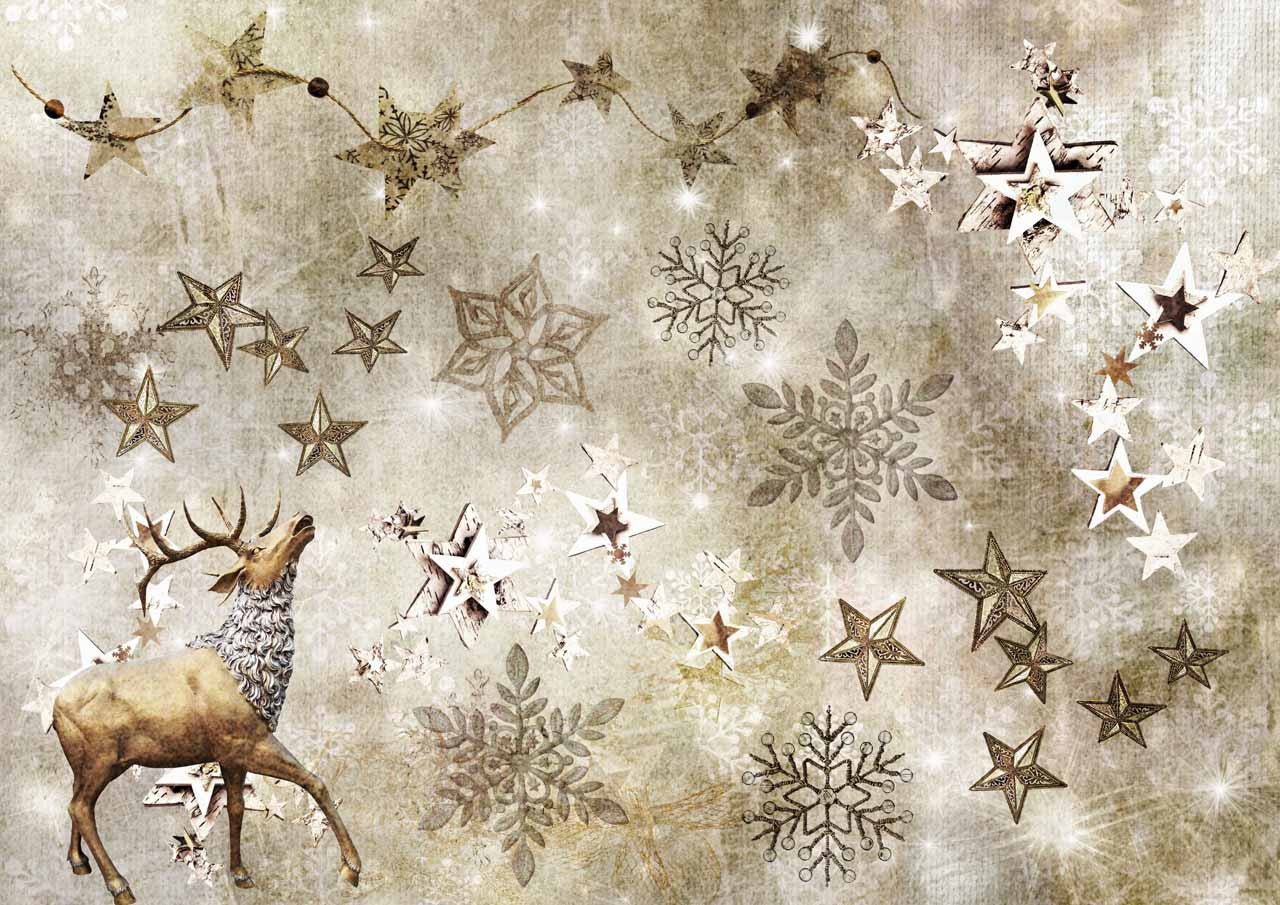 Merry & Bright Rice Paper (Retired) - Decoupage Queen