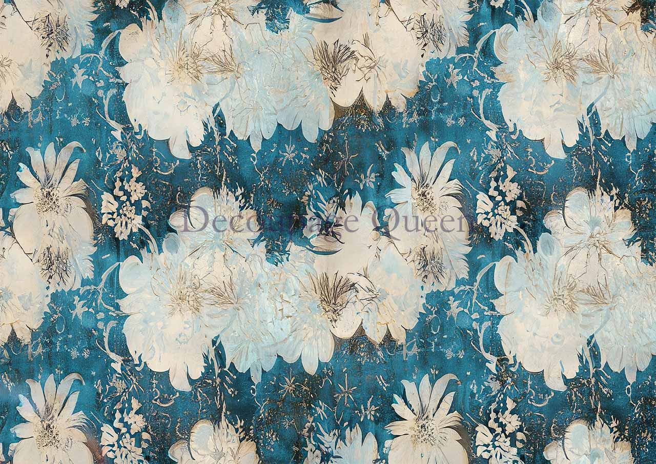 Andy Skinner - Floral Cascade Rice Paper - Retired - Decoupage Queen