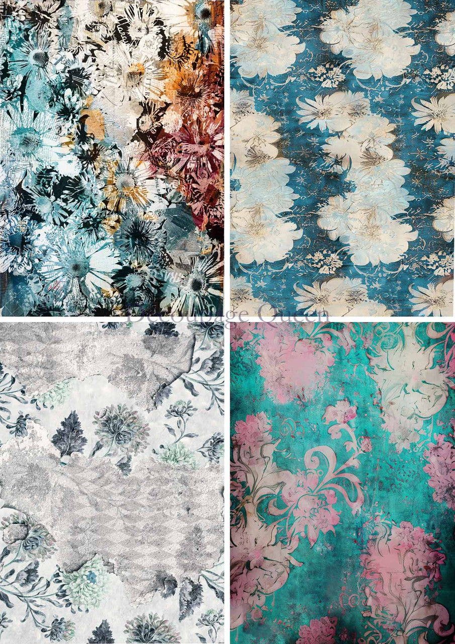 Andy Skinner - Andy's Floral 4 Pack Rice Paper (Retired)