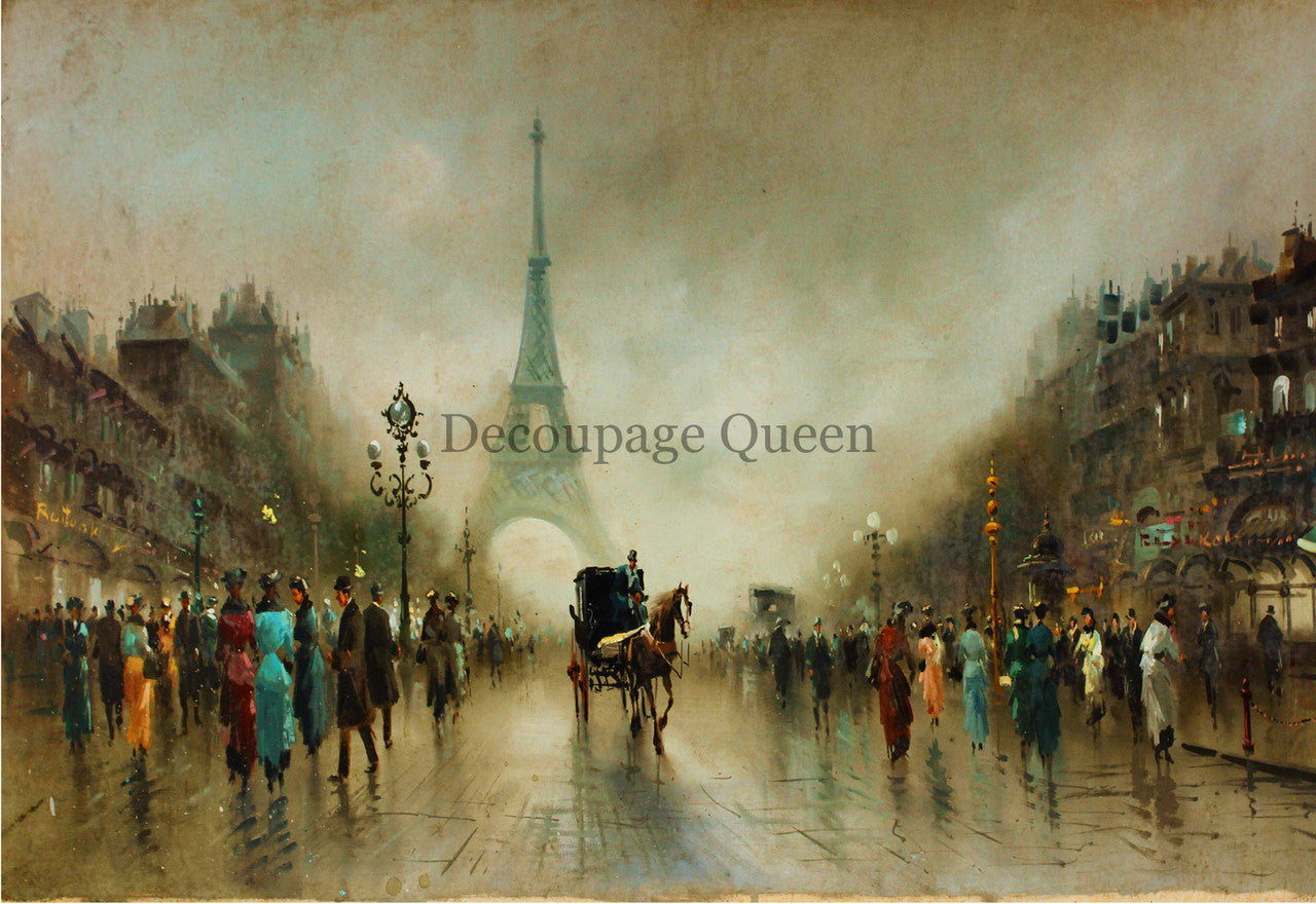 Roberta Marone - Once Upon a Time in Paris Rice Paper - Decoupage Queen