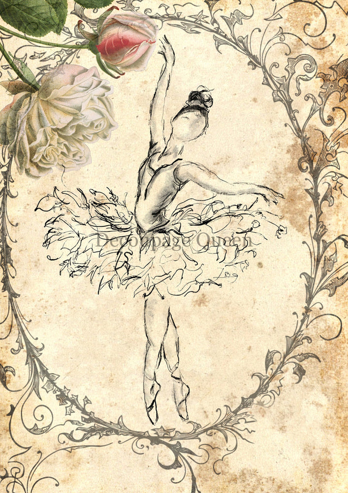 Sweet & Sassy, Floral Dance Rice Paper
