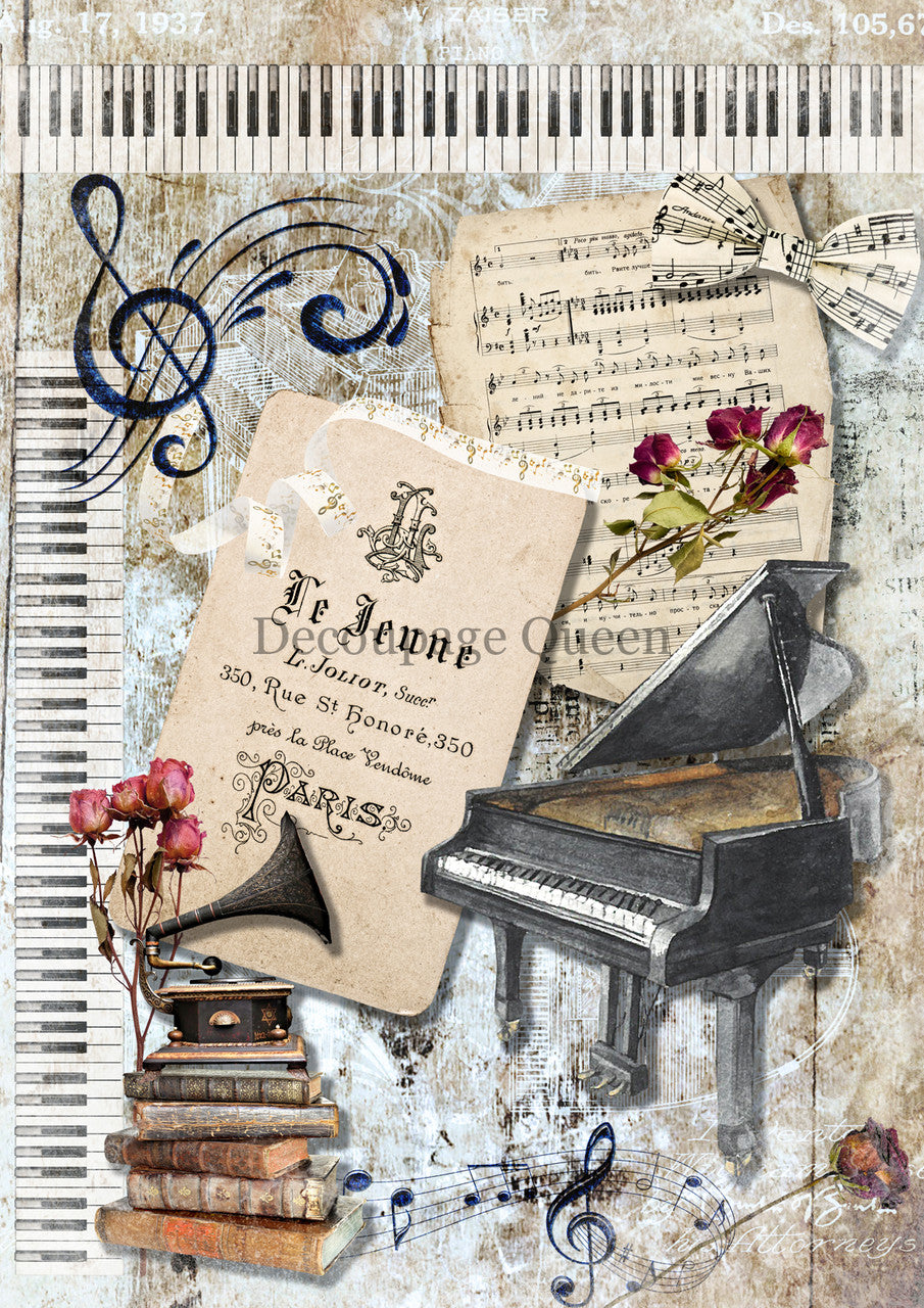 Le Jeune Rice Paper - Decoupage Queen