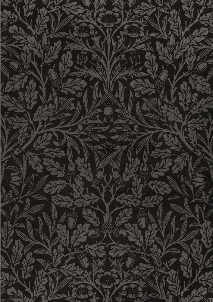 Cottage Damask Rice Paper - Decoupage Queen