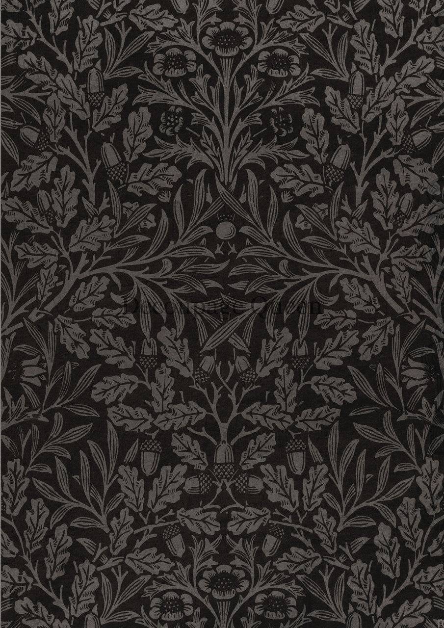 Cottage Damask Rice Paper - Decoupage Queen