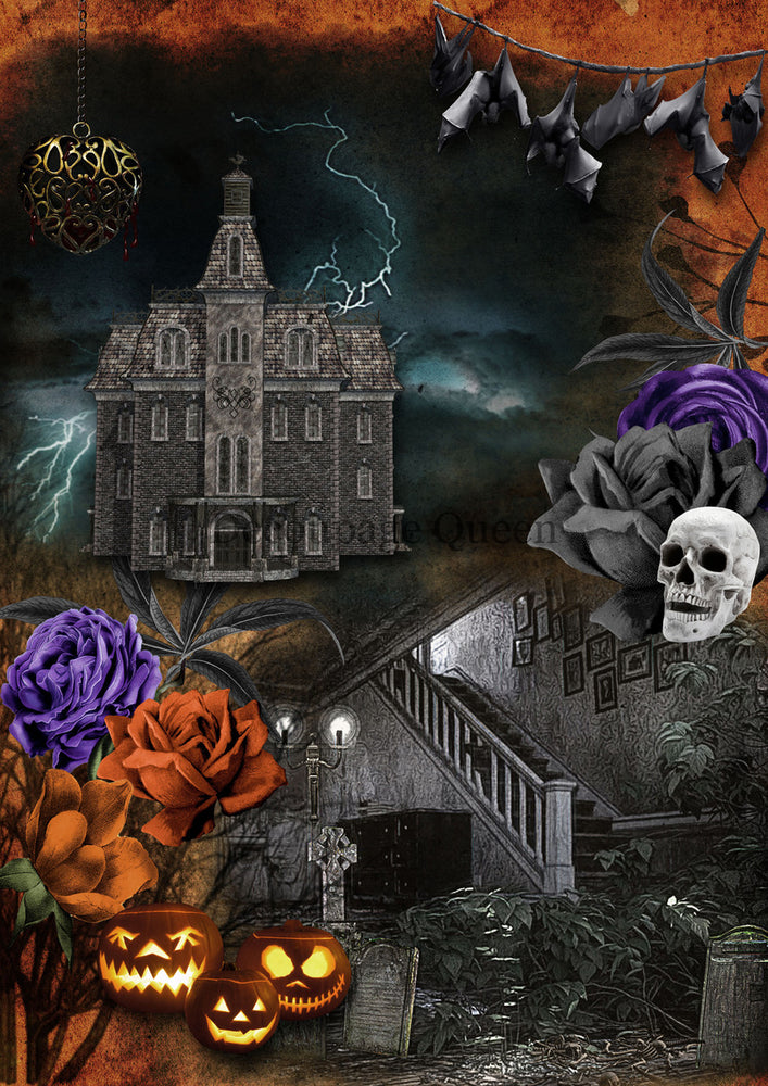 Dark & Stormy Night Rice Paper (Ltd. Edition) - Decoupage Queen