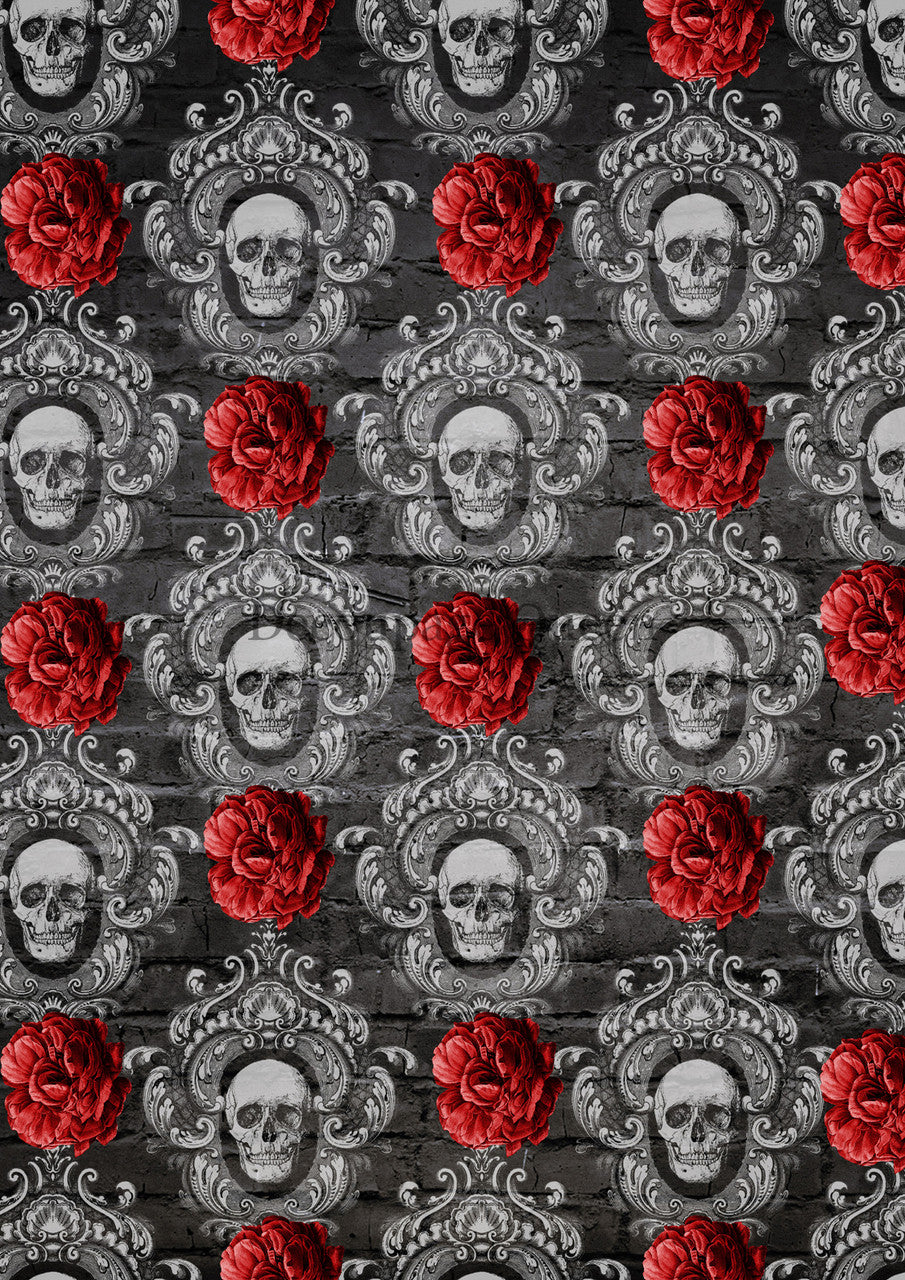 Framed Skulls Rice Paper (Ltd. Edition) - Decoupage Queen