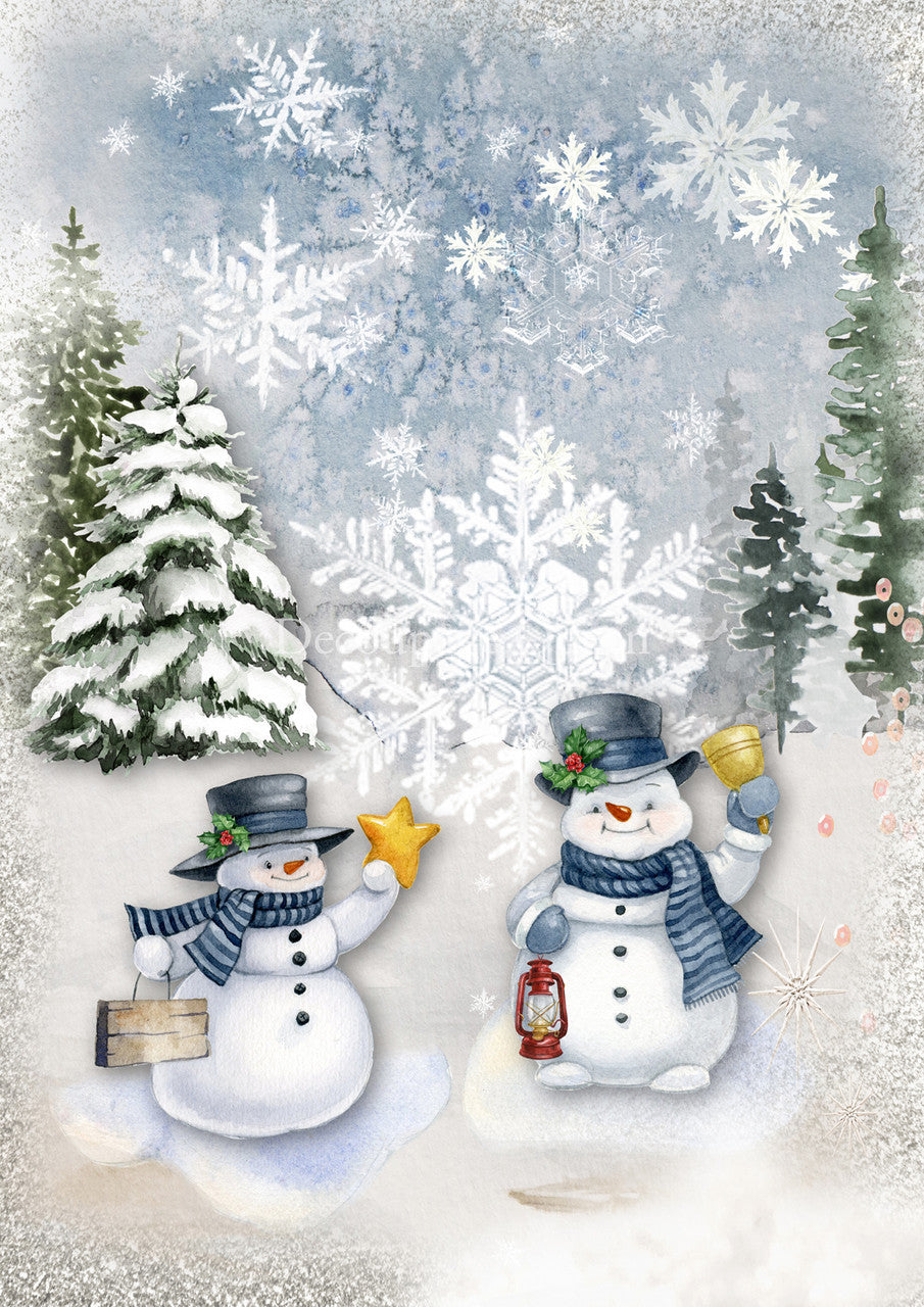 Frolicking Rice Paper- Decoupage Queen