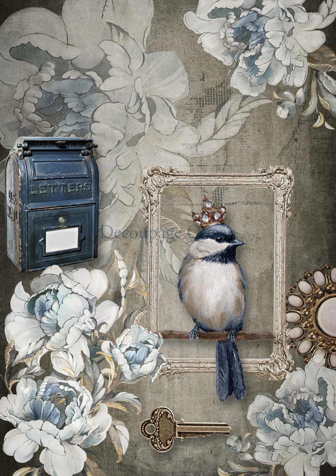 Spring Letters Rice Paper - Decoupage Queen
