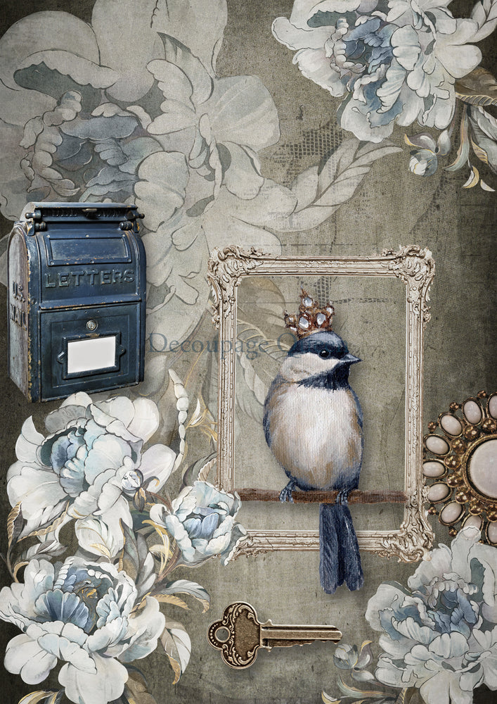 Spring Letters Rice Paper - Decoupage Queen