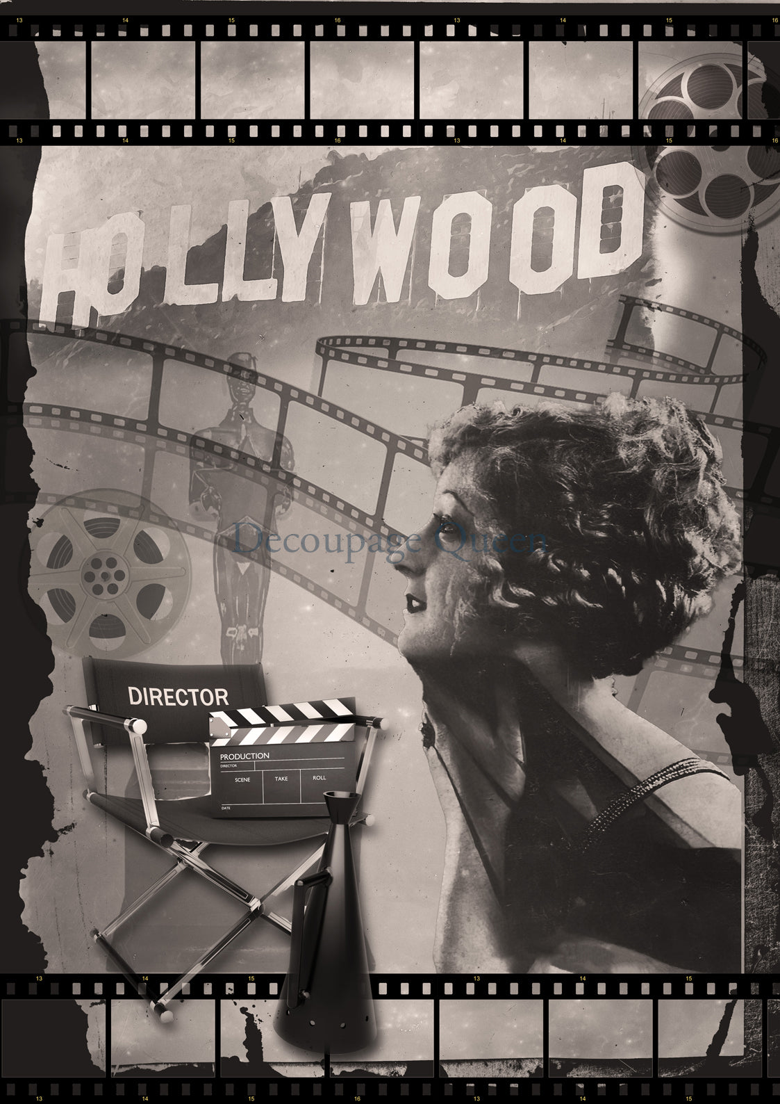 Hollywood Rice Paper - Decoupage Queen