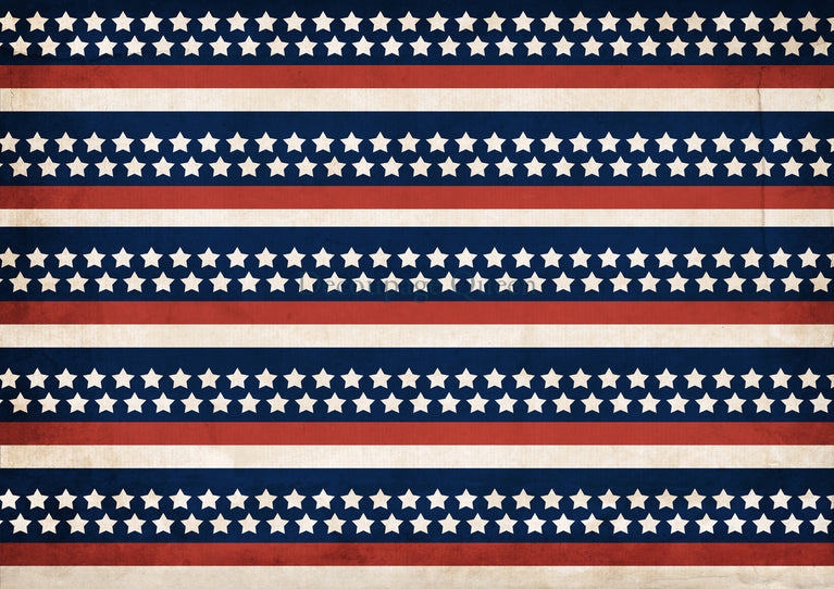 Stars & Stripes Rice Paper - Decoupage Queen