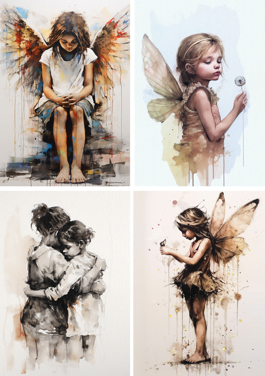 Andy Skinner - Angels Four Pack Rice Paper - Retired