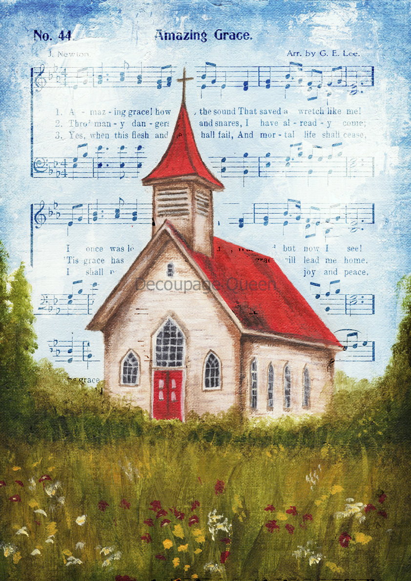 Teresa Rene Art - Amazing Grace Rice Paper