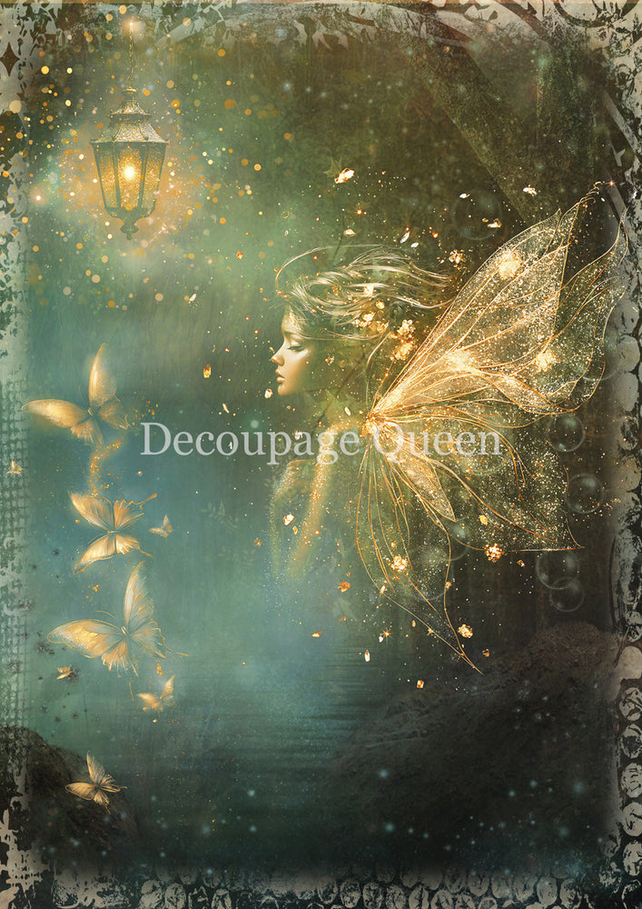 Fairy Dust Rice Paper - Decoupage Queen