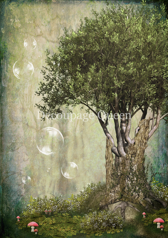 Magical Tree Rice Paper - Decoupage Queen