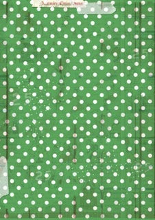 Ellen J. Goods - Merry Mint Dots Rice Paper - Decoupage Queen