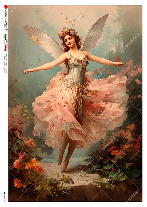 Fairies 0100 Rice Paper - Paper Designs