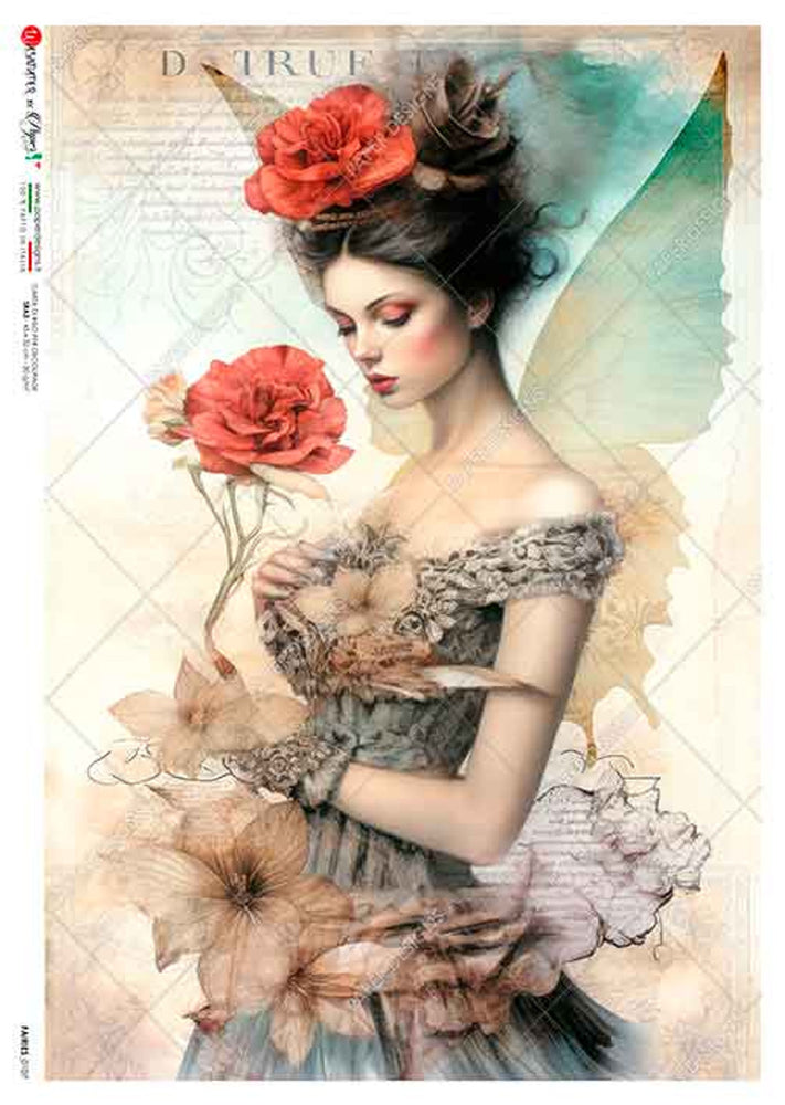 Fairies 0107 Rice Paper- Paper Designs