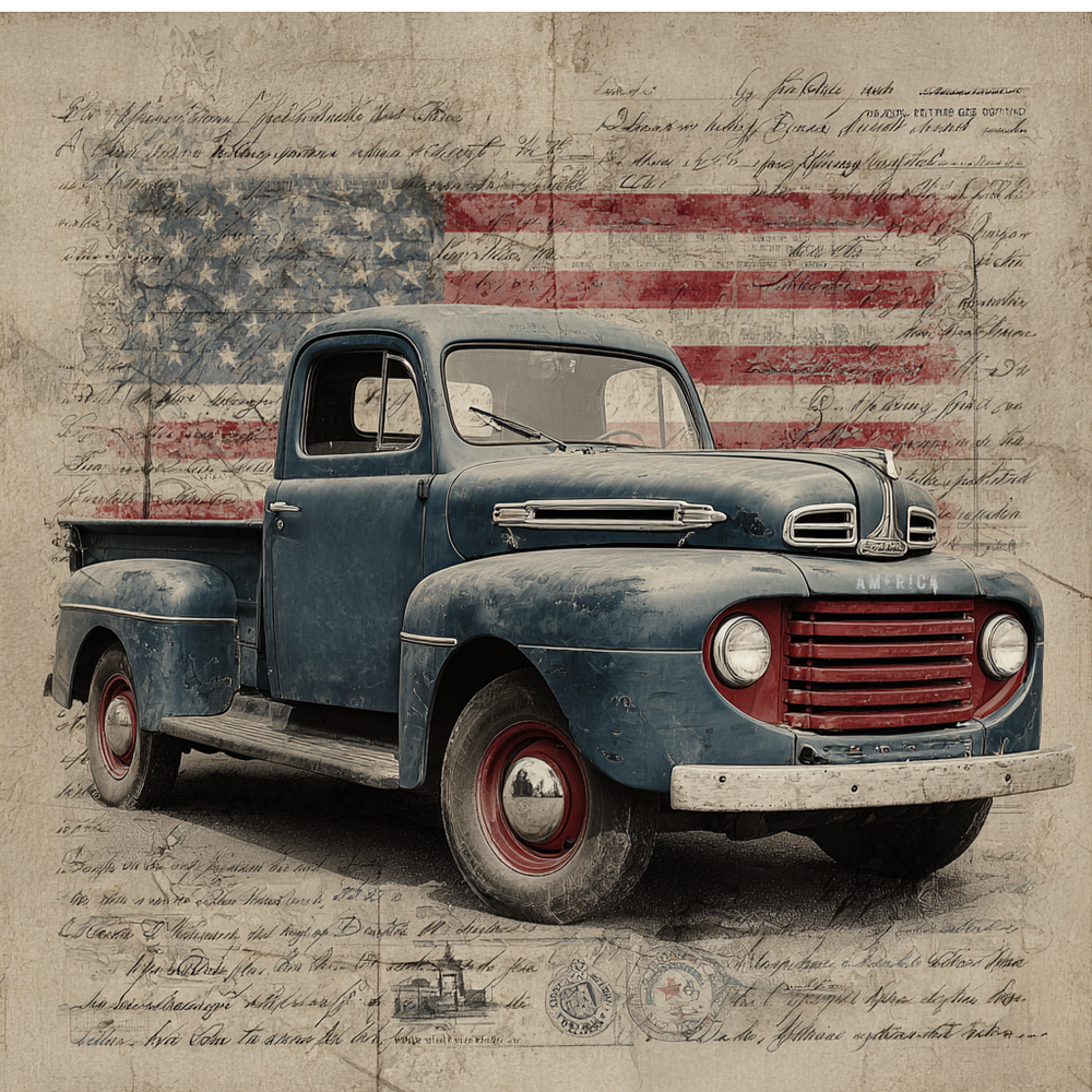 Freedom Truck Tissue Paper - Flippin Furniture