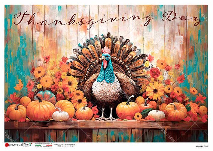 Holiday 0133 Rice Paper - Paper Designs