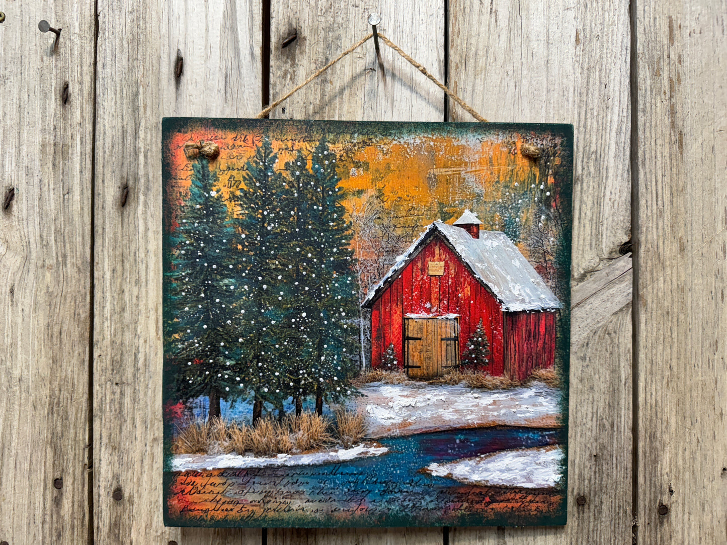 Funky Winter Vibes Decoupage Tissue Paper - Daydream Apothecary (Created by Flippin Furniture)
