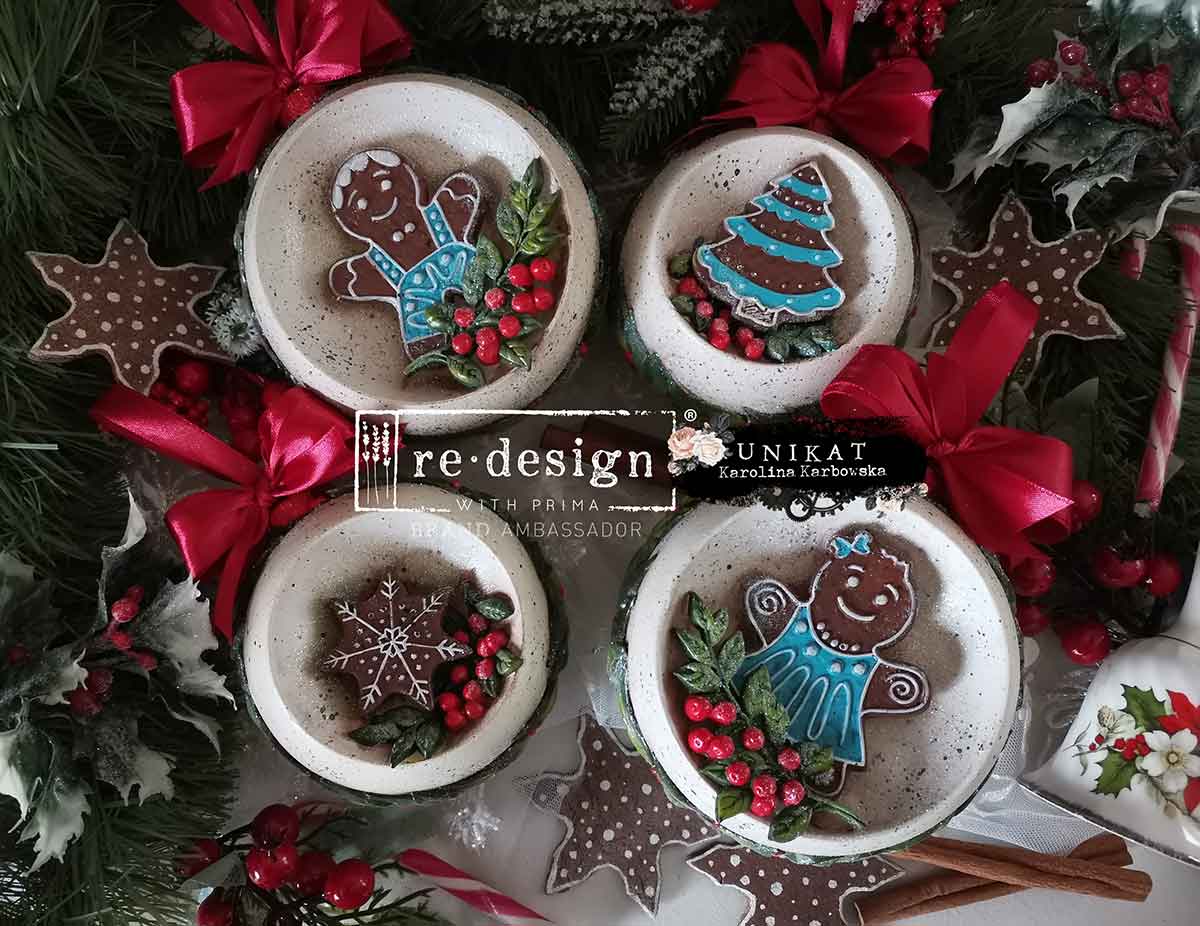 Festive Gingerbread Treats Mould - ReDesign with Prima