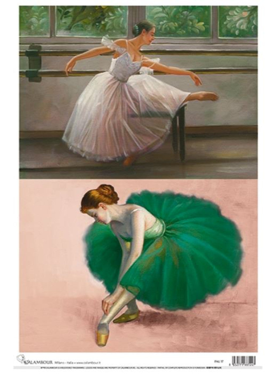 Two Ballerinas Rice Paper (PAU 57) - Calambour