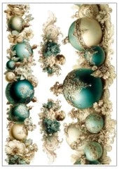 Christmas Ornaments Transfer Motif - LaBlanche