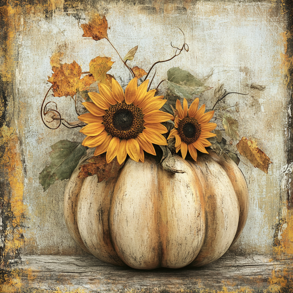 Pumpkin Bloom Tissue Paper - Flippin Furniture
