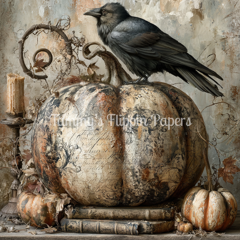 Pumpkin Ledger Tissue Paper - Flippin Furniture