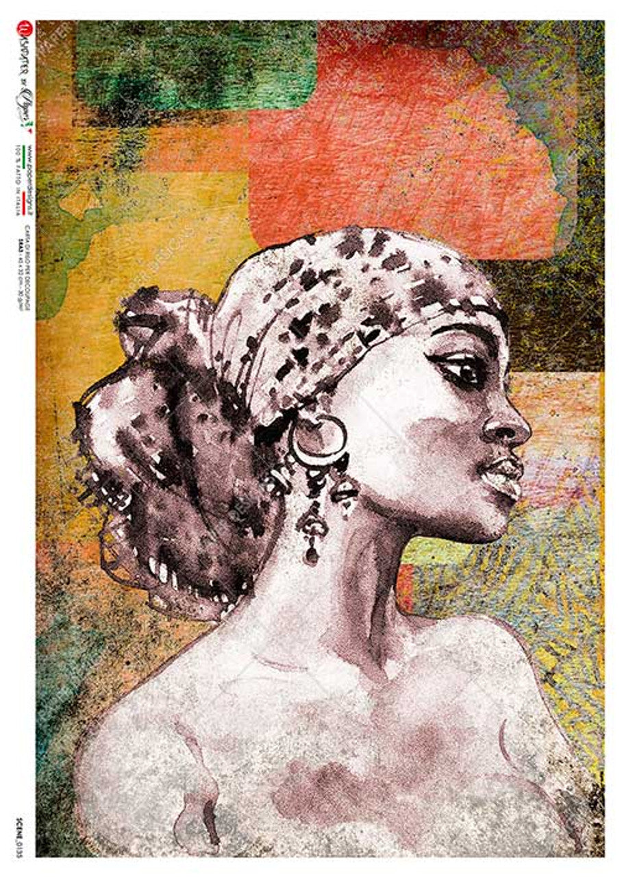 Scenes 0135 Rice Paper - Decoupage Queen