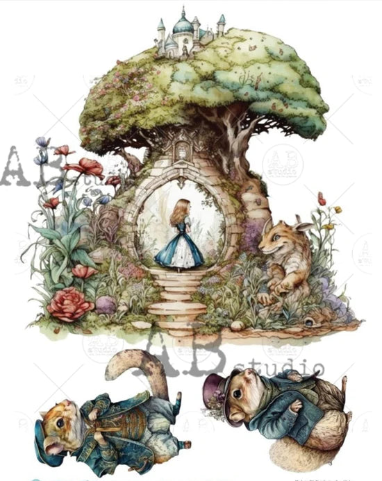 Milky Valley, Alice's Treehouse (#ID43) Rice Paper - AB Studios