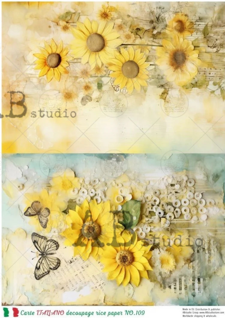 Daisy Duo (#109) Rice Paper- Carte Italiano
