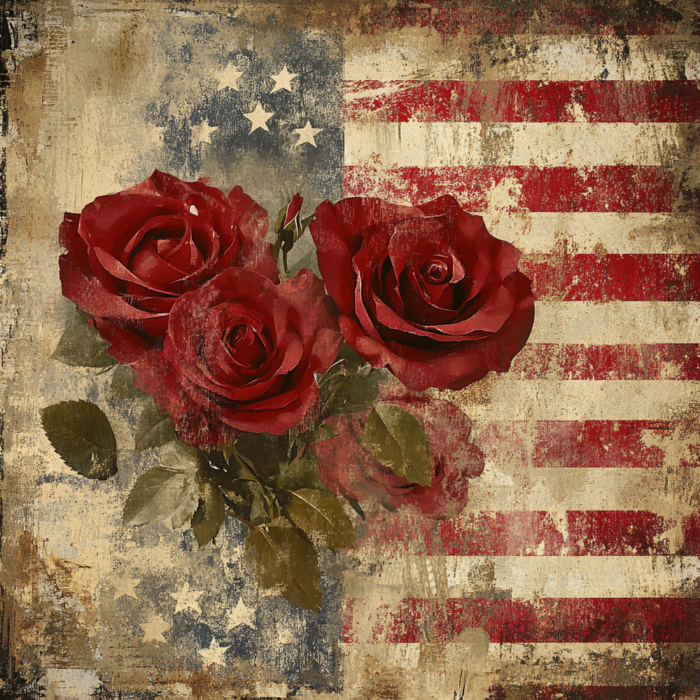 Stars, Stripes & Roses Tissue Paper - Flippin Furniture