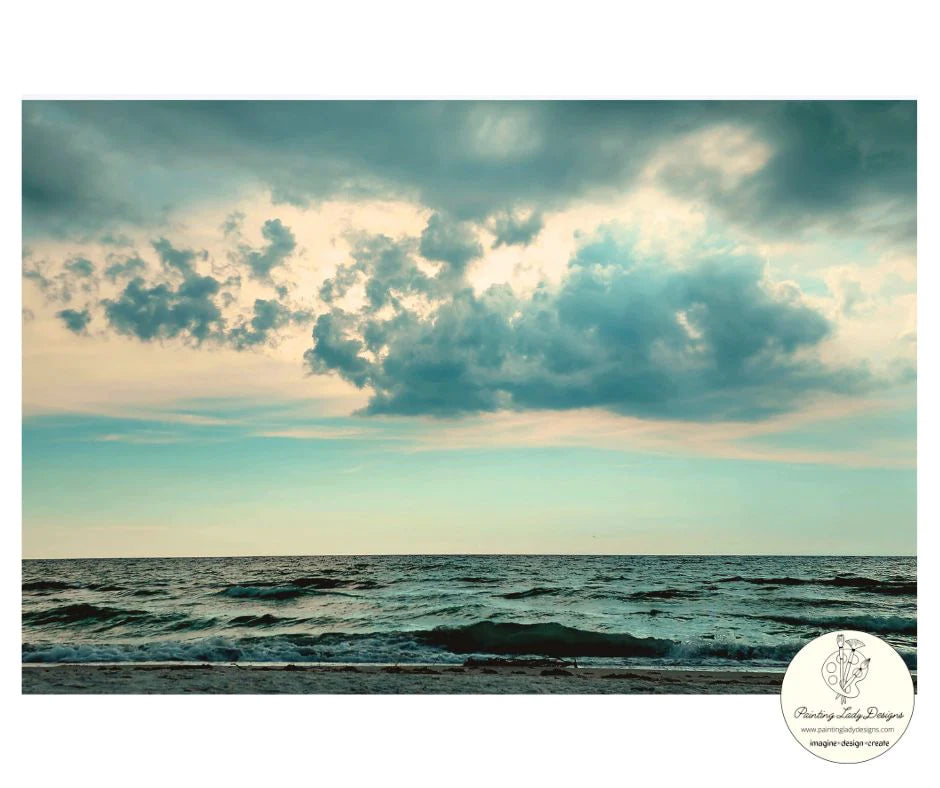 Stormy Sea Decoupage Paper - Painting Lady Designs