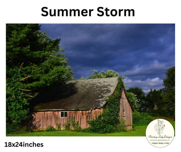 Summer Storm Decoupage Paper - Painting Lady Designs