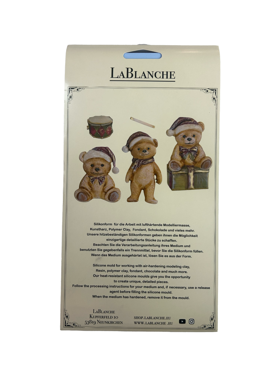 Teddy Bears Silicone Mould, Ltd Edition - LaBlanche