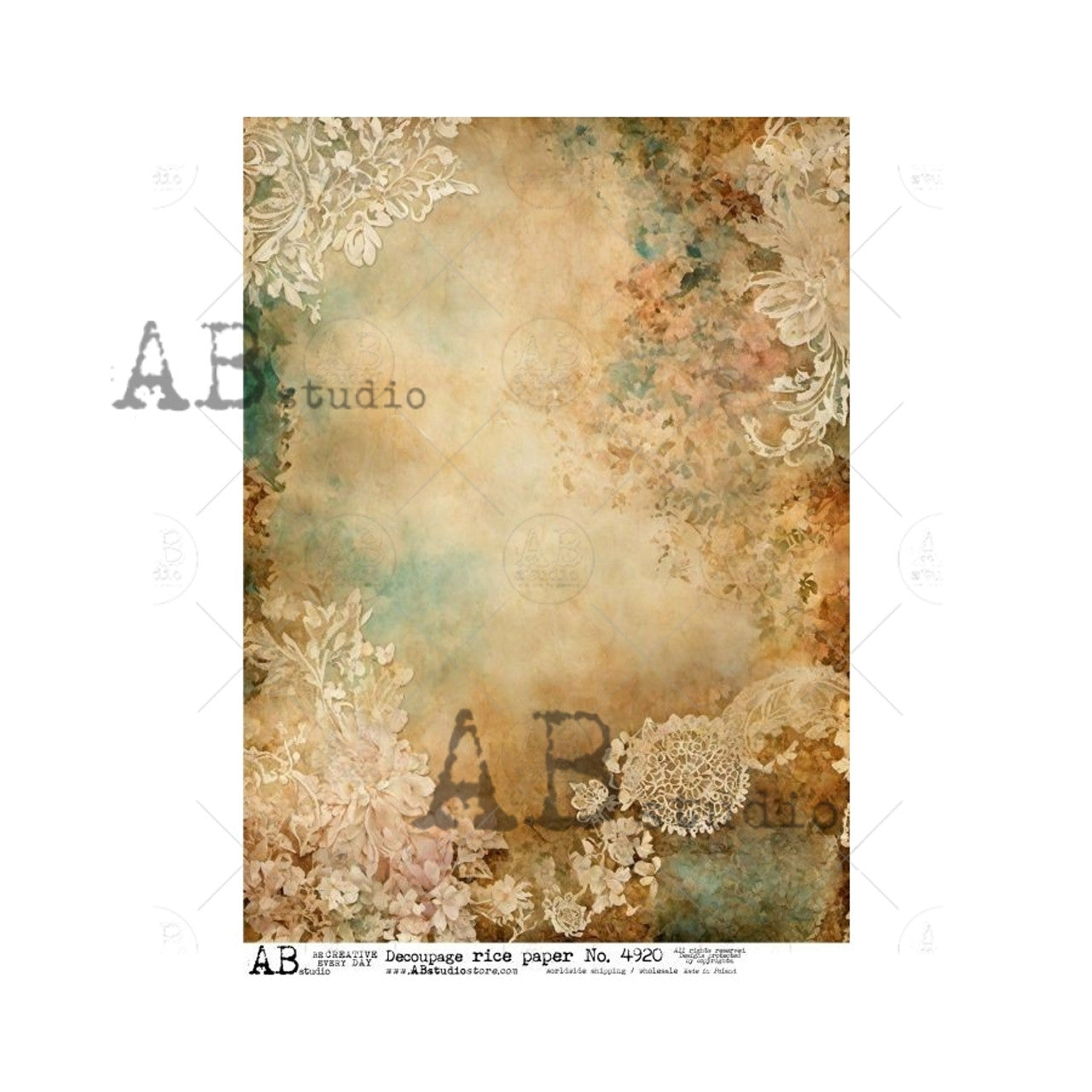 Patina Grunge & Lace (#4920) - AB Studios
