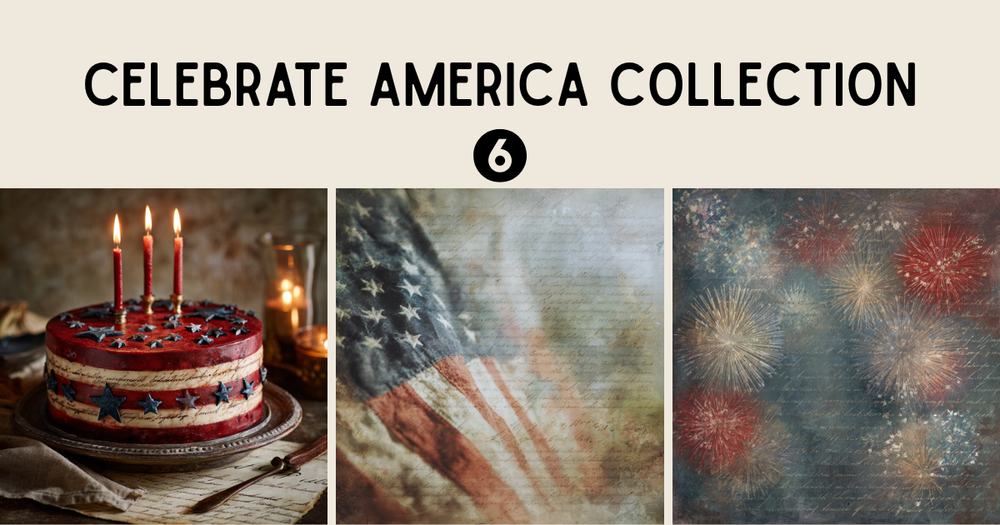 Celebrate America – Patriotic Paper Bundle 6 (Set of 3)