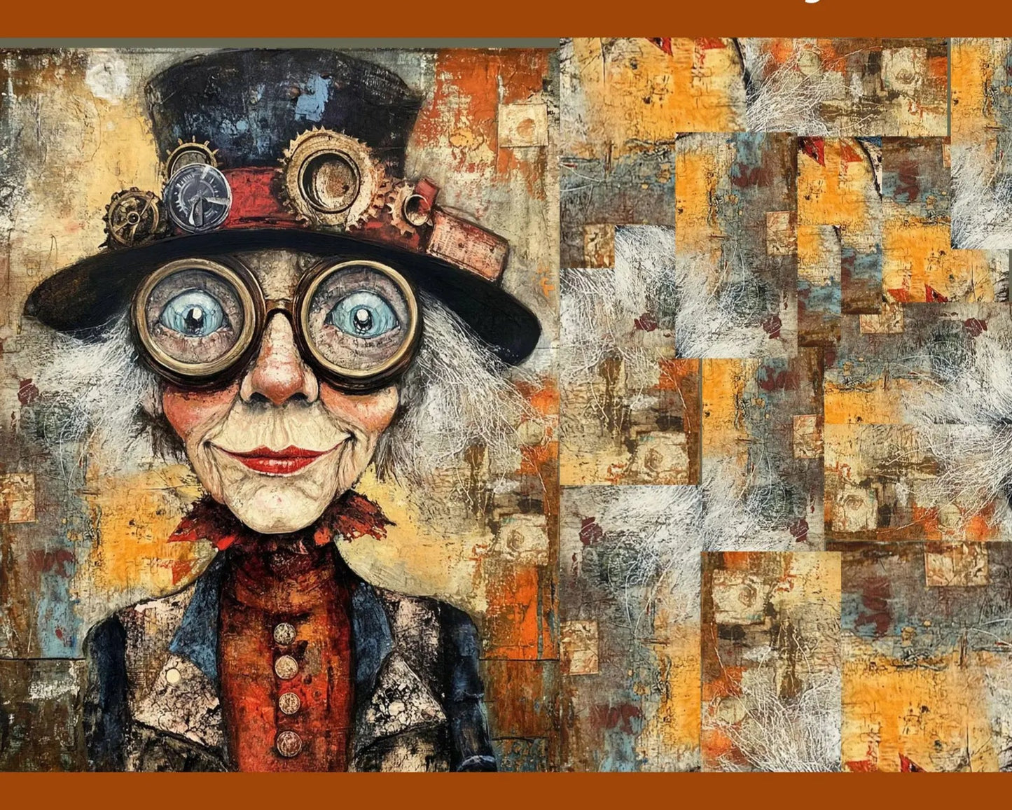 Gears & Whimsy Decoupage Tissue - Deborah Bucher Designs