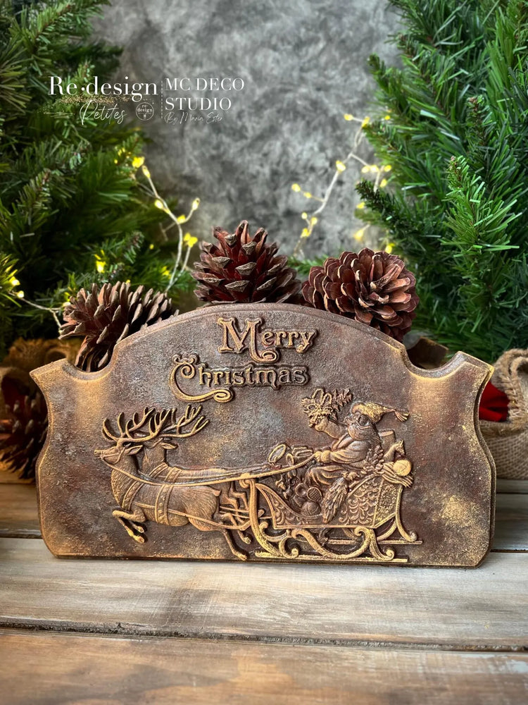 Santa's Sleigh Mould - ReDesign with Prima