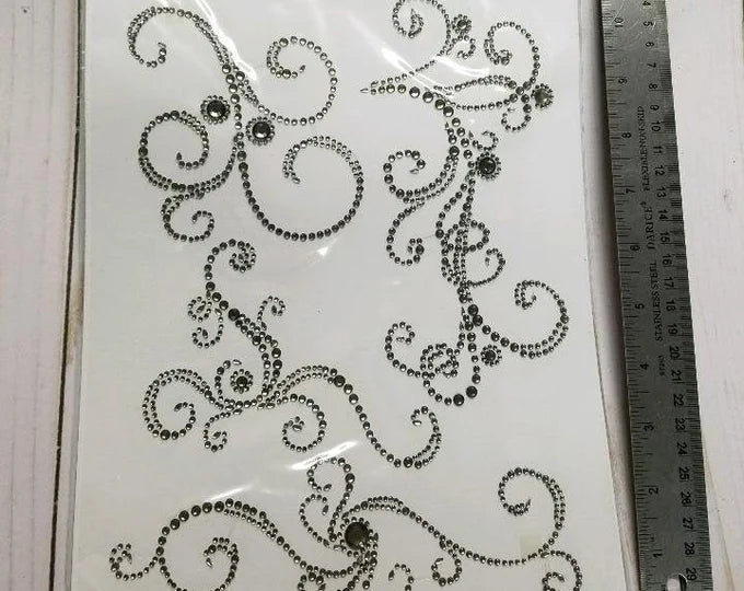 Black Diamond Swirls, Say It In Crystals - Prima Marketing