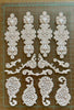 LaBlanche Mixed Media/Vintage Embellishment Sticker (Baroque Scrollwork)